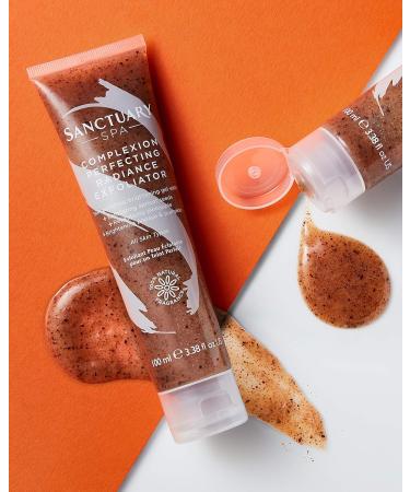 Sanctuary Spa Facial Peeling | Radiance Perfectant with Natural Apricot & Grape Seed - Vegan 100ml - Buy Online on GoSupps.com