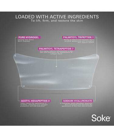 Soke Neck Hydrogel Treatment Mask - Rejuvenate & Hydrate Your Neck | International Shipping Available - Buy Online on GoSupps.com