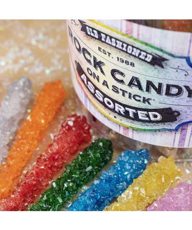 36 Extra Large Espeez Crystal Rock Candy Sticks - Assorted Flavors - Perfect for Candy Parties, Weddings, and Showers - Buy Online on GoSupps.com