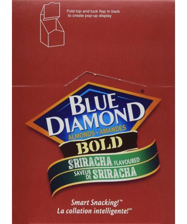 Blue Diamond Almonds Sriracha Almonds 43 Grams (pack of 12) - Buy Online on GoSupps.com