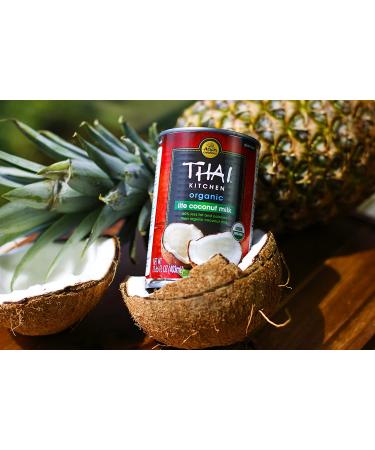 Thai Kitchen Organic Unsweetened Lite Coconut Milk - 13.66 fl oz (Pack of 6) | Dairy-Free & Low-Calorie Cooking Essential - Buy Online on GoSupps.com