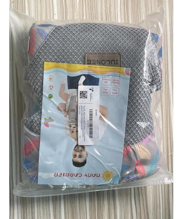 Iulonee 4-in-1 Adjustable Baby Carrier Wrap - Ergonomic Hands-Free Infant Carrier for Newborns (5-20kg) - Lightweight Blue - Buy Online on GoSupps.com