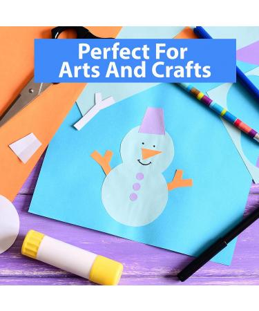 Construction Paper Bulk - Lightweight 9x12 Assorted Colors for Kids Art - Multicolor 40 Sheets per Pack - Buy Online on GoSupps.com