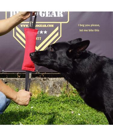 Dingo Gear Cotton Nylon Bite Sausage for Dog Training | IGP & IPO Obedience | Protection Sport | 45x8 cm with 2 Handles - Orange S00085 - Buy Online on GoSupps.com