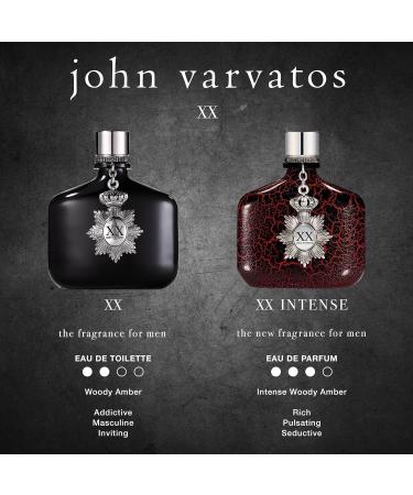 John Varvatos Men's Cologne XX Eau de Toilette EDT Spray Woody Oriental Scent with Notes of Cardamom Orange Flower & Sandalwood John Varvatos XX Intense Eau de Parfum 4.2 Fl Oz (Pack of 1) - Buy Online on GoSupps.com