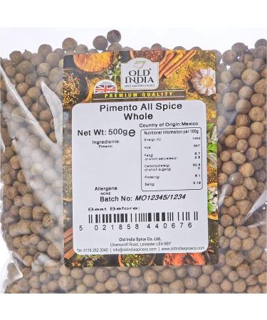 Old India Pimento All Spice Whole 500g - Buy Online on GoSupps.com