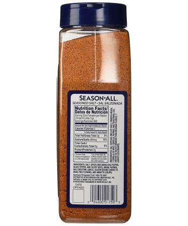 Morton Season-All Seasoned Salt 35oz - 2.19 Pound (Pack of 1) | Best Seasoning Salt Blend - Buy Online on GoSupps.com