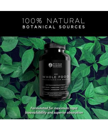 Primitive Scientific Whole Food Multivitamin for Women - 120 Vegetarian Capsules - Buy Online on GoSupps.com