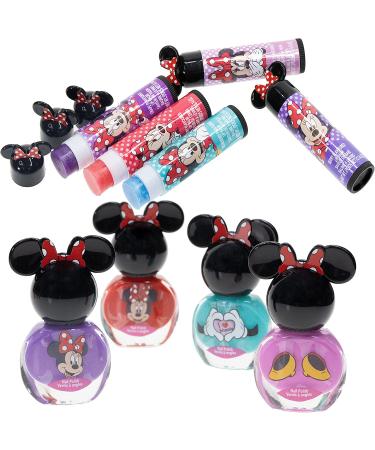 Minnie Mouse Sparkly Cosmetic Makeup Set - 35 Pcs for Girls | Lip Balm, Nail Polish, Stickers | Perfect for Parties & Makeovers | Birthday Gift (3+ Yrs) - Buy Online on GoSupps.com