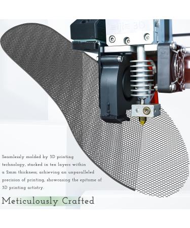 Buy IJIFLY 3D Printed Sweat-Wicking Insoles - Ultra-Thin Breathable Mesh Comfortable TPU Inserts for Women US5.5/EU36 - Quick-Dry & Durable - Buy Online on GoSupps.com