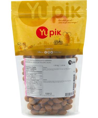 Yupik Cocoa Dusted Milk Chocolate Covered Almonds 1 kg Kosher Whole Nuts Almonds Dipped in Fine Milk Chocolate Cocoa Powder Coating Chocolate Candy Sweet Snacks Ideal for Topping & Baking 1 kg (Pack of 1) - Buy Online on GoSupps.com