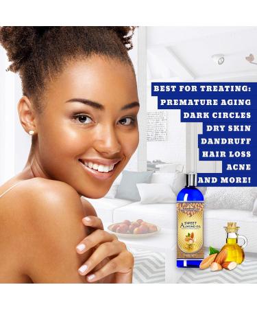 All-Natural Cold Pressed Sweet Almond Carrier Oil | Bulk Wholesale for Skin & Hair Care | Ancient Health Remedies - Buy Online on GoSupps.com
