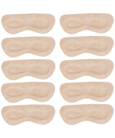 Mintfoot Leather Heel Grips - 10 Pieces - Shoe Liners for Women & Men - Heel Snugs to Stop Blisters & Cuts