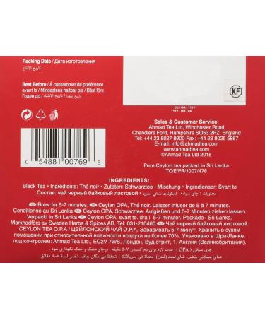 AHMAD TEA CEYLON TEA OPA - Largest Ceylon Leaf Tea by Ahmad Tea Ceylon Tea OPA - Buy Online on GoSupps.com