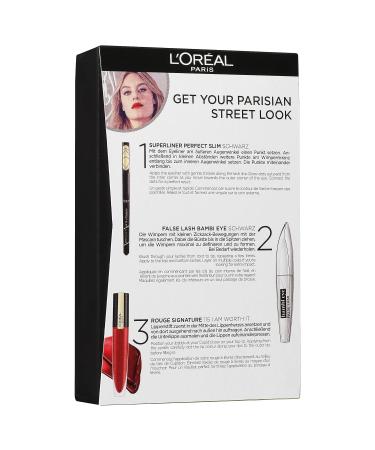 L Or al Paris Makeup Set - Bambi Mascara Superliner Lipstick & Blush | International Shipping - Buy Online on GoSupps.com