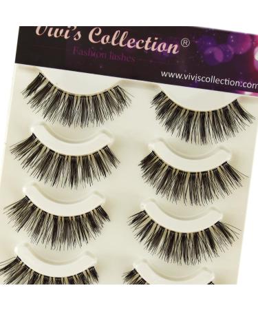 5 Pairs False Eyelashes Volume Thick Black Long Fake Eye Lashes Glamour Party Make Up UK - Buy Online on GoSupps.com