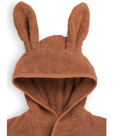 Jollein Baby Bathrobe 1-2 Years - Ash Green | Soft & Cozy Caramel Toddler Robe - International Shipping Available - Buy Online on GoSupps.com