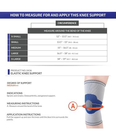 Champion Elastic Knee Support Compression Sleeve - Gray Small | International Shipping Available - Buy Online on GoSupps.com