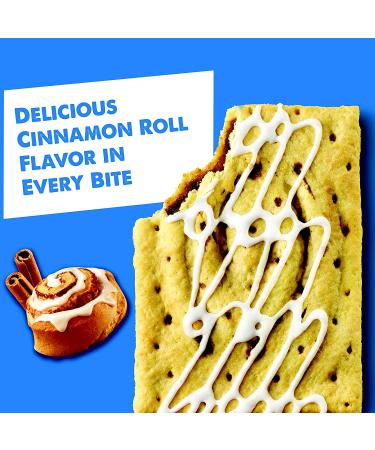 Pop-Tarts Frosted Cinnamon Roll Breakfast Toaster Pastries - 32 Count Case - Buy Online on GoSupps.com