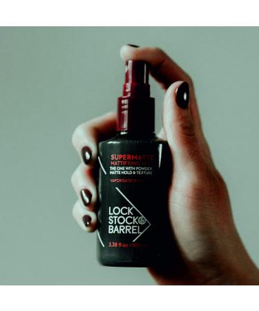 Lock Stock & Barrel Supermatte Hair Mattifying Mist For Men 100 ml - Buy Online on GoSupps.com