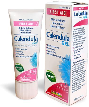 Boiron Calendula Gel 1.5 oz (Pack of 3) - Homeopathic Relief for Skin Irritation & Burns - Buy Online on GoSupps.com