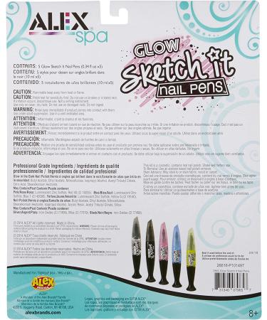 Alex Spa Glow Sketch It Nail Pens - Girls Fashion Activity - Buy Online on GoSupps.com
