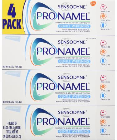 Sensodyne pronamel Gentle Whitening Tooth Paste 4 Pack/ 6.5 Ounce Net Wt 26 Ounce