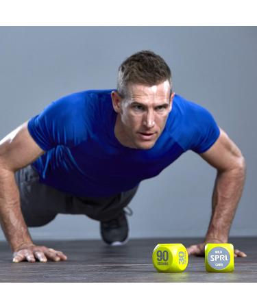 SPRI Exercise Dice for Group Fitness & Classes - Includes Push Ups, Squats, Lunges, Jumping Jacks, Crunches & Wildcard - with Carrying Bag - Buy Online on GoSupps.com
