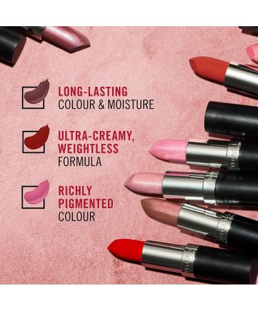 Rimmel Lasting Finish Lipstick 380 Oreiller prune finition satin e cr meuse tenue longue dur e 8 heures formule confortable pigment riche - Buy Online on GoSupps.com