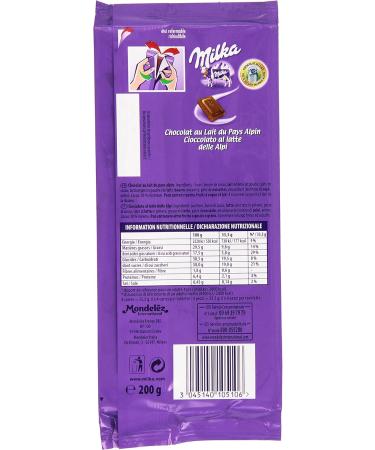Milka Milk Chocolate Bar 200 g - Buy Online on GoSupps.com