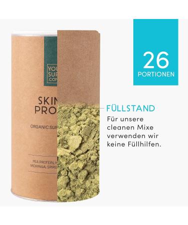 Super Skinny Protein Mix - Pea, Hemp, Moringa, Spirulina & Alfalfa 400g - Buy Online on GoSupps.com