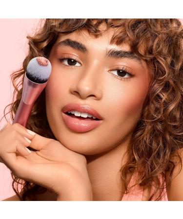 Real Techniques Power Pigment Blush Makeup Brush Cheek Brush For Liquid and Cream Blush Dense Synthetic Bristles Unique Pointed Shape For Precise Application Vegan and Cruelty Free 1 Count - Buy Online on GoSupps.com