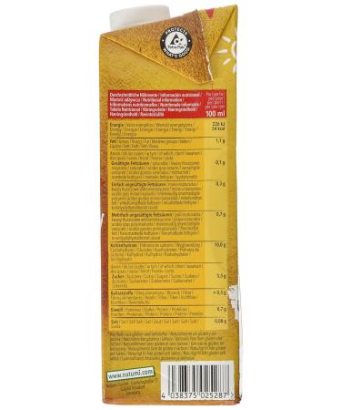 Natumi Millet Drink 1L Organic Unsweetened Vegan Milk Substitute (Pack of 6) | Natural Gluten-Free Beverage - Buy Online on GoSupps.com