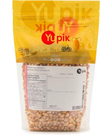 Yupik Spanish Peanuts Raw 1 kg 6 Count Crunchy Nuts Unroasted Unsalted With Skins Oil-Free Source of Fiber Protein Snacks Ideal for Baking & Cooking 6 kg - Buy Online on GoSupps.com