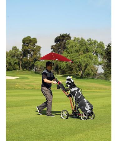 Sport-Brella Versa-Brella SPF 50+ Adjustable Umbrella with Universal Clamp - Premium Sun Protection | Black | Ships Internationally - Buy Online on GoSupps.com
