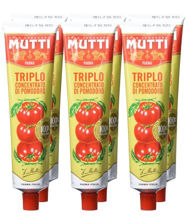 Buy Mutti Tomato Concentrate 3-Fold (Pack of 6 - 6 x 200g) | Premium Italian Tomato Puree for Cooking | Fast International Shipping - Buy Online on GoSupps.com