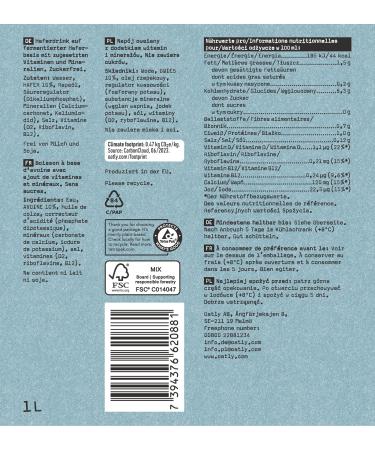 Oatly Oat Drink No Sugar Pack of 6 (6 x 1 Litre) | Delicious Low-Calorie Plant-Based Milk | International Shipping Available - Buy Online on GoSupps.com