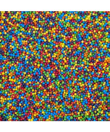 Bright Mixed Sprinkles - 35g Multi-Coloured Hundreds & Thousands Cake Sprinkles Toppers Decorations 100s 1000s Mini Balls Nonpareils Rainbow Pride - Buy Online on GoSupps.com