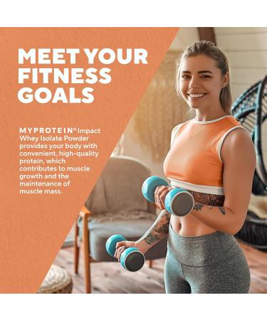 Myprotein Impact Whey Protein Isolate 5.5 Lbs (81 Servings) Unflavored 25g Protein 3.5g Glutamine & 6g BCAA Per Serving Unflavored 5.5 Pound (Pack of 1) - Buy Online on GoSupps.com
