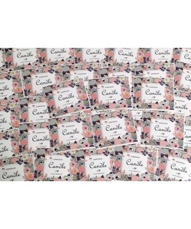 ZZYBIA Adhesive Homemade Candle Label Stickers - 50 Pack | Ideal for DIY Candles Personalization & Gift Ideas | International Shipping Available - Buy Online on GoSupps.com