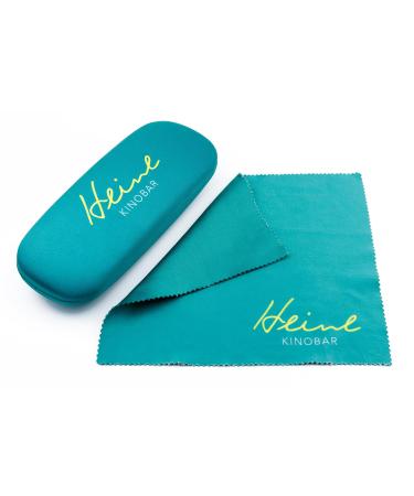 Brillenetui Hardcase with microfiber cover with motif: "Heine cinema bar" size: 16x6x4 cm inside sugar including microfiber cloth (without glasses)
