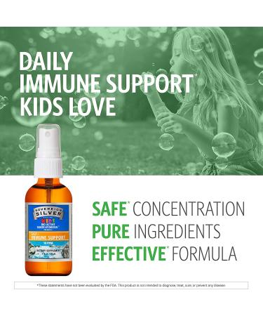 Sovereign Silver Kids â€“ Bio-Active Immune Support Spray 2 oz (10 PPM) for Ages 4+ - Buy Online on GoSupps.com