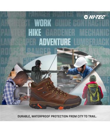 HI-TEC Acadia WP Leather Men's Hiking Boots - Waterproof & Lightweight - Buy Online on GoSupps.com