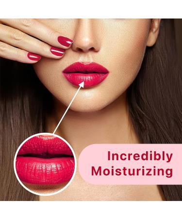 Claraline HD Moisturizing Lipstick - Highly Pigmented, Long Lasting & Transfer-Proof in Dark Rose 530 | Cruelty-Free, Halal-Certified & Paraben-Free - Buy Online on GoSupps.com
