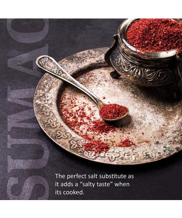 The Spice Lab Sumac Powder 4.2 oz - Cured Ground Sumac Spice - All Natural, Kosher, Non-GMO - Turkish Seasonings - 1 Pack - Buy Online on GoSupps.com