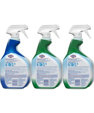 Clorox Clean-Up Cleaner + Bleach Value Pack 3 Disinfectant Sprays | Kitchen & Bathroom Cleaning | Rain Clean & Original Scent - 32 Ounces (Pack of 3) - Buy Online on GoSupps.com