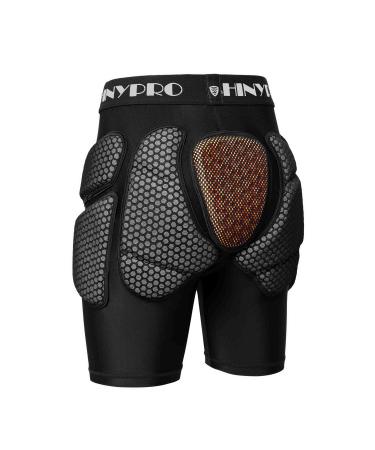 SHINYPRO Protective Padded Shorts for Snowboard and Skate,Overall 3D Protection,Butt and Tailbone Heavy Duty Protection Medium