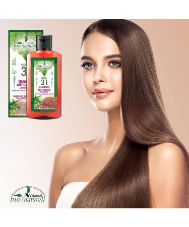 RUGIADA SRL Vitamol Bio Naturell Fall Protection Shampoo 100 ml linseed oil 31 - Buy Online on GoSupps.com