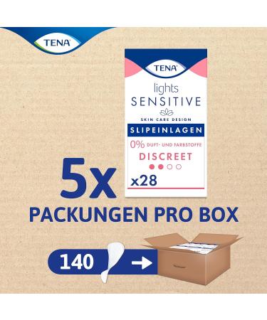 Tena Lights by Light Liners - Monthly Pack of 140 Pads | Trusted International Shipping - Buy Online on GoSupps.com