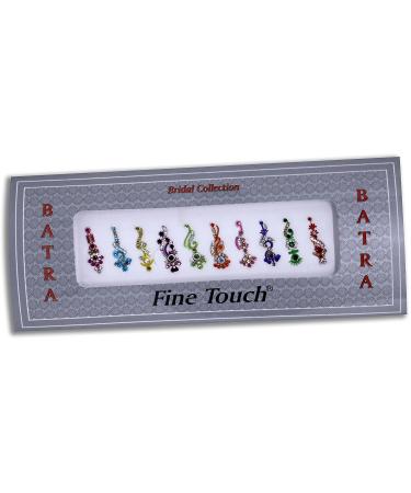 10 Premium Crystal Bollywood Designer Bindis - Metallic Bindi Stickers for Forehead Tika - Buy Online on GoSupps.com